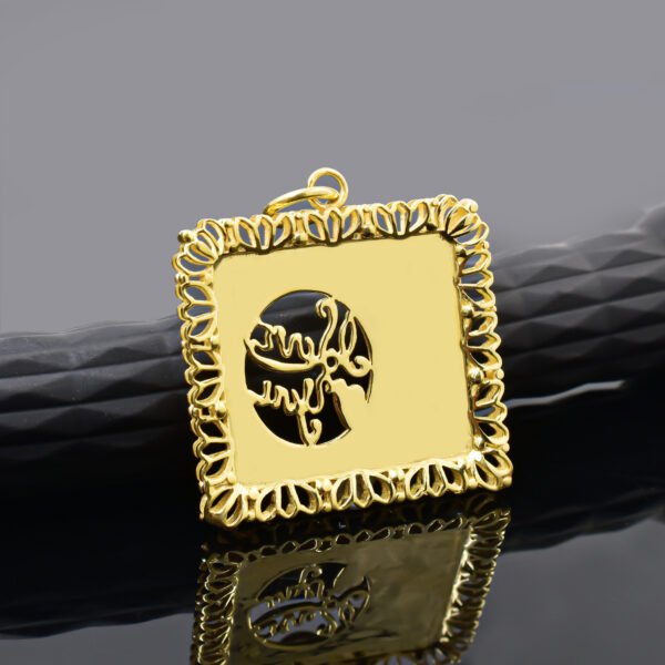 925 Silver gold plated Love you pendant jewelry - Image 2