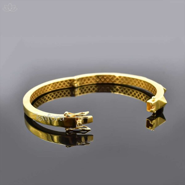 14K Yellow Gold Plated Pyramid Bracelet Jewelry - Image 2