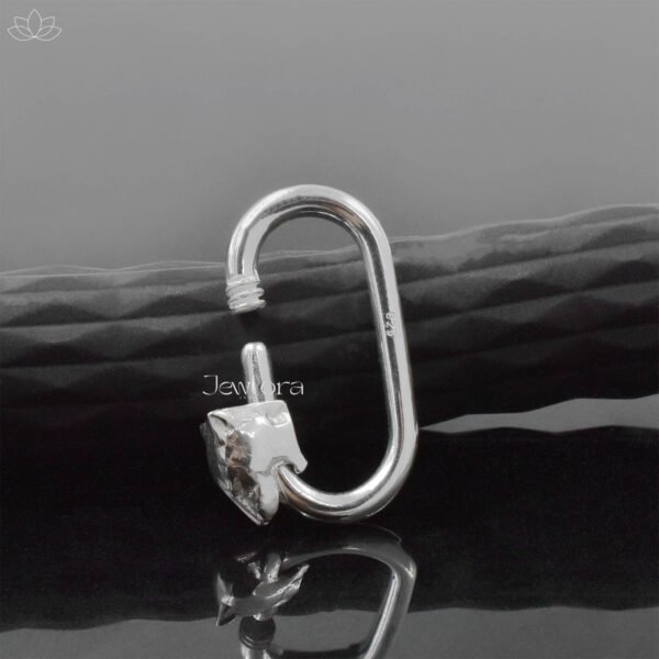 925 Silver Panther Carabiner Lock Jewelry - Image 3