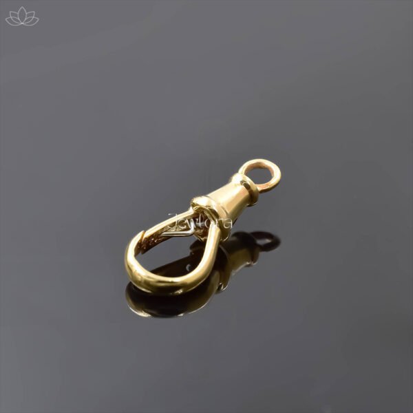 14K Yellow Gold Plain Swivel Lock Jewelry - Image 2