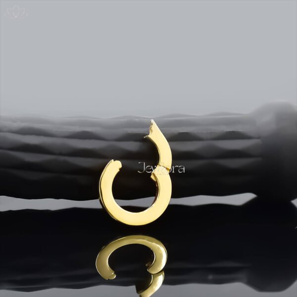 14K Yellow Gold Plated Snake Enhancer Lock Jewelry - Image 2
