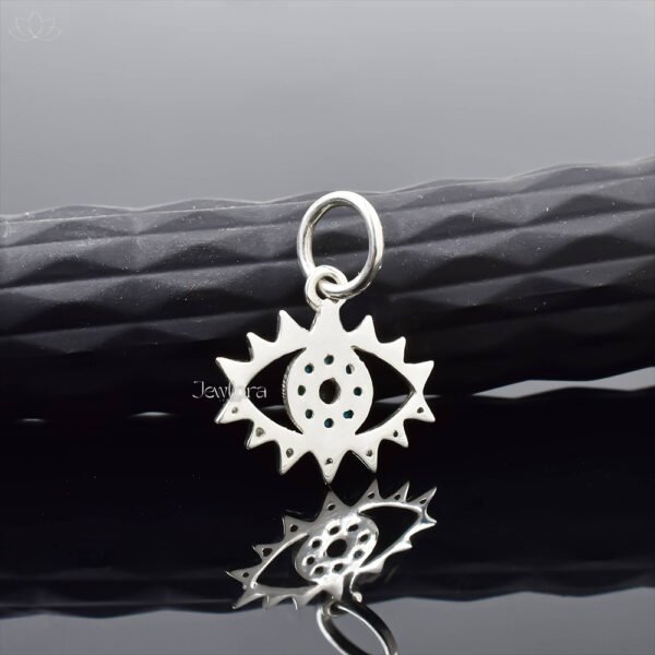925 Silver Turquoise Evil Eye Charm Jewelry - Image 2
