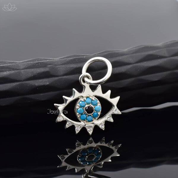 925 Silver Turquoise Evil Eye Charm Jewelry