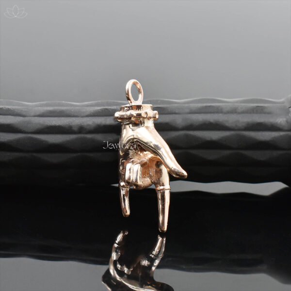 14K Yellow Gold Plated Figa Charm Jewelry - Image 4