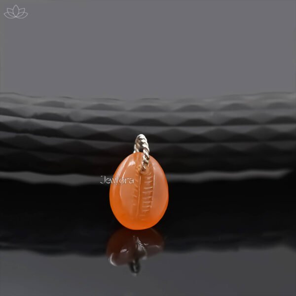 925 Silver Carnelian Cowries Charm Jewelry