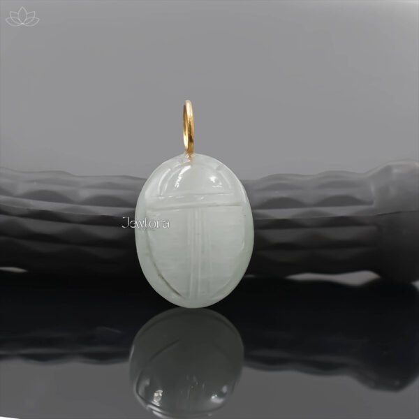 New Designer Carving Lapis Scarab Pendant Jewelry - Image 6