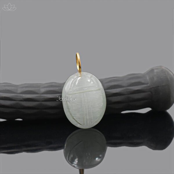 New Designer Carving Lapis Scarab Pendant Jewelry - Image 7