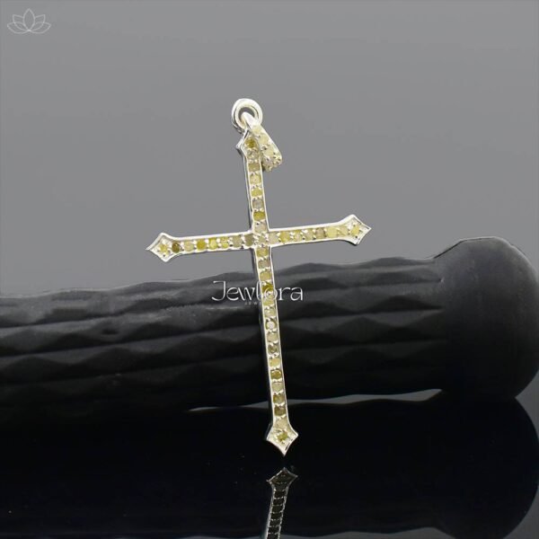 925 Silver Diamond Cross Pendant Jewelry