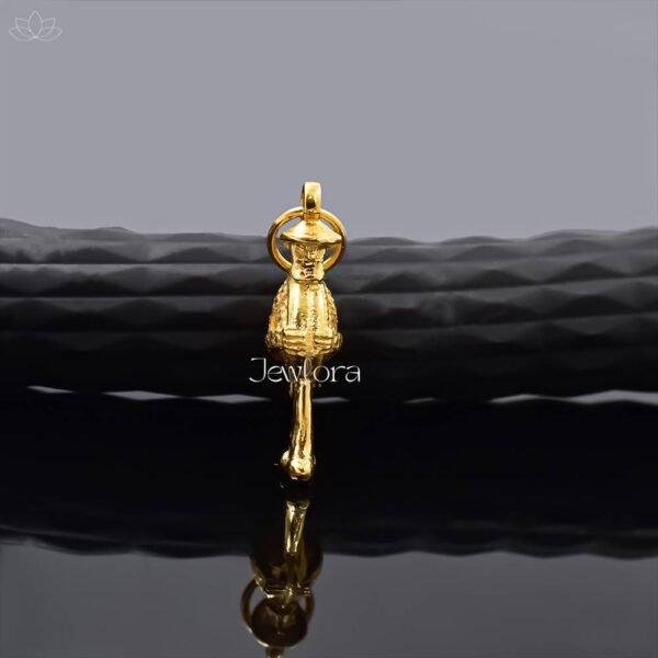 14K Yellow Gold Plated Victorian Gobbo Pendant Jewelry - Image 2