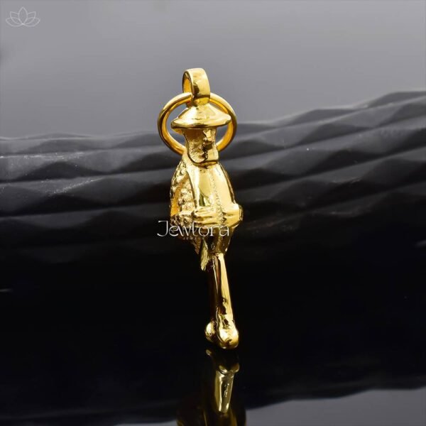 14K Yellow Gold Plated Victorian Gobbo Pendant Jewelry