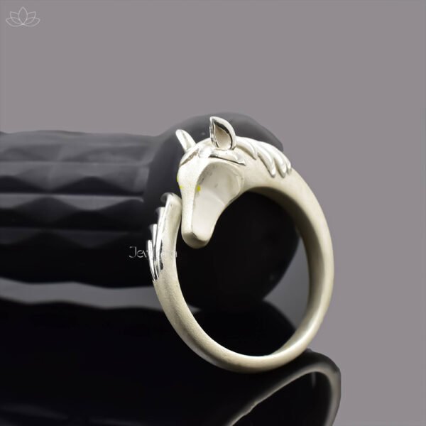 925 Sterling Silver Horse Ring Jewelry