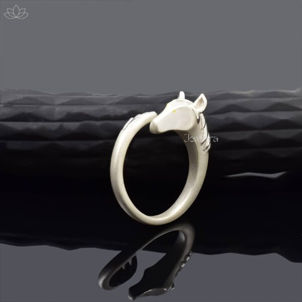925 Sterling Silver Horse Ring Jewelry - Image 2