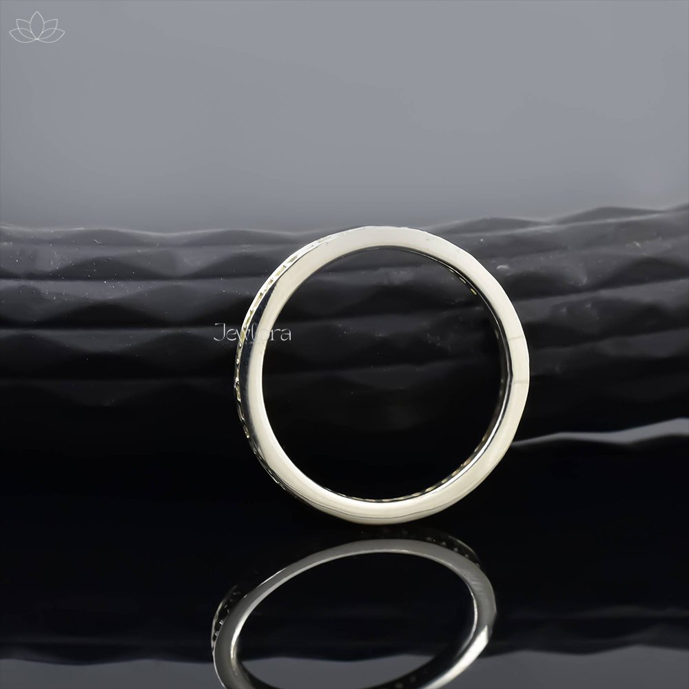 925 Silver Diamond Band Ring Jewelry - Image 3