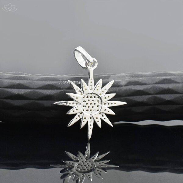 925 Silver Diamond Star Pendant Jewelry - Image 2